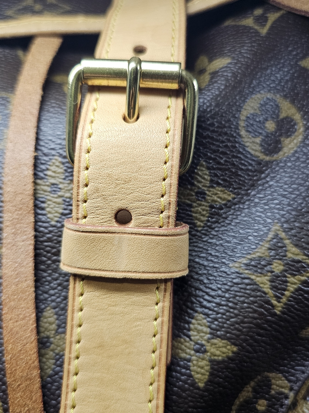 Louis Vuitton Monogram Bosphore Canvas Backpack in Brown and Tan - Picture 2 of 15
